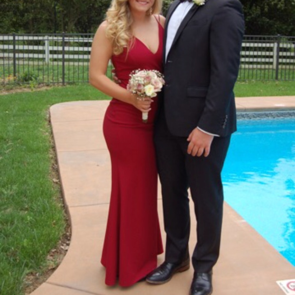 Burgundy Prom Dress